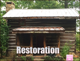 Historic Log Cabin Restoration  Summitville, Ohio